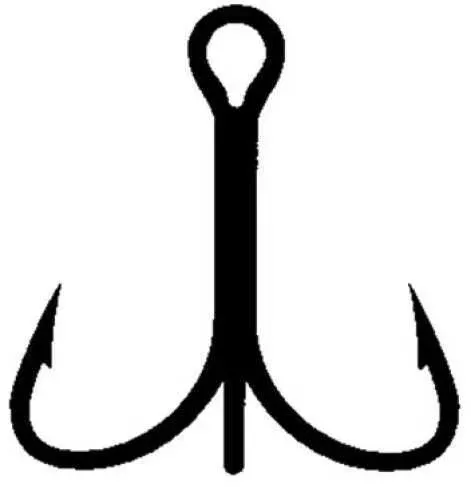 Mustad Hooks Ultra Point Triple Grip Black Nickel Wide Bend 11Pk 2 Md#: 36233BLN-2