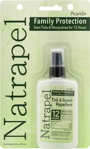 Natrapel 20% Picaridin Bug Spray, 3.4 oz Pump