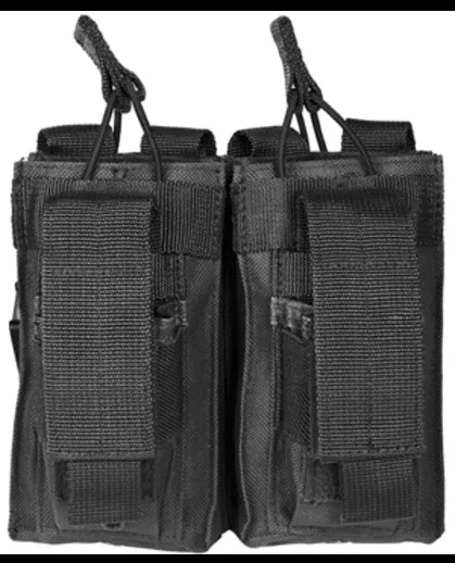 NcSTAR Double AR Magazine Pouch | Nylon | Black | MOLLE Straps for Attachment | Fits Two AR Style Magazines | CVAR2MP2927B
