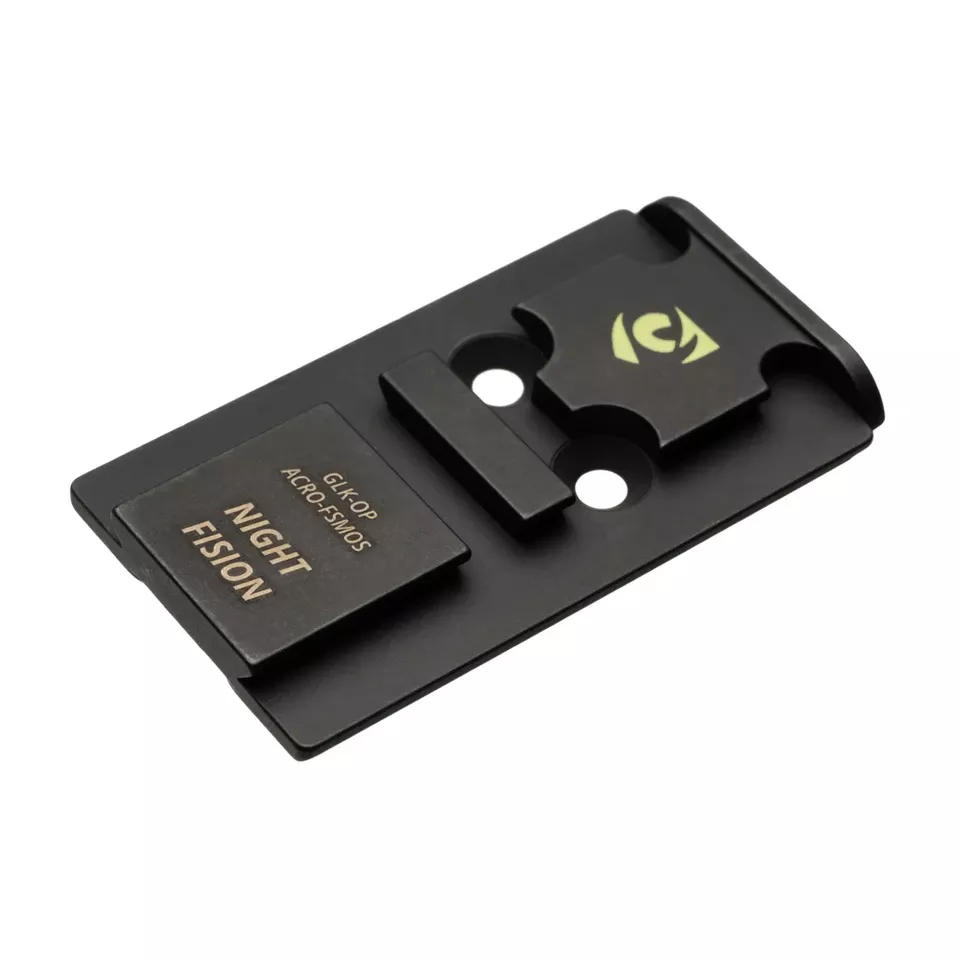 Night Fision ACRO Optic Plate for Glock MOS Black