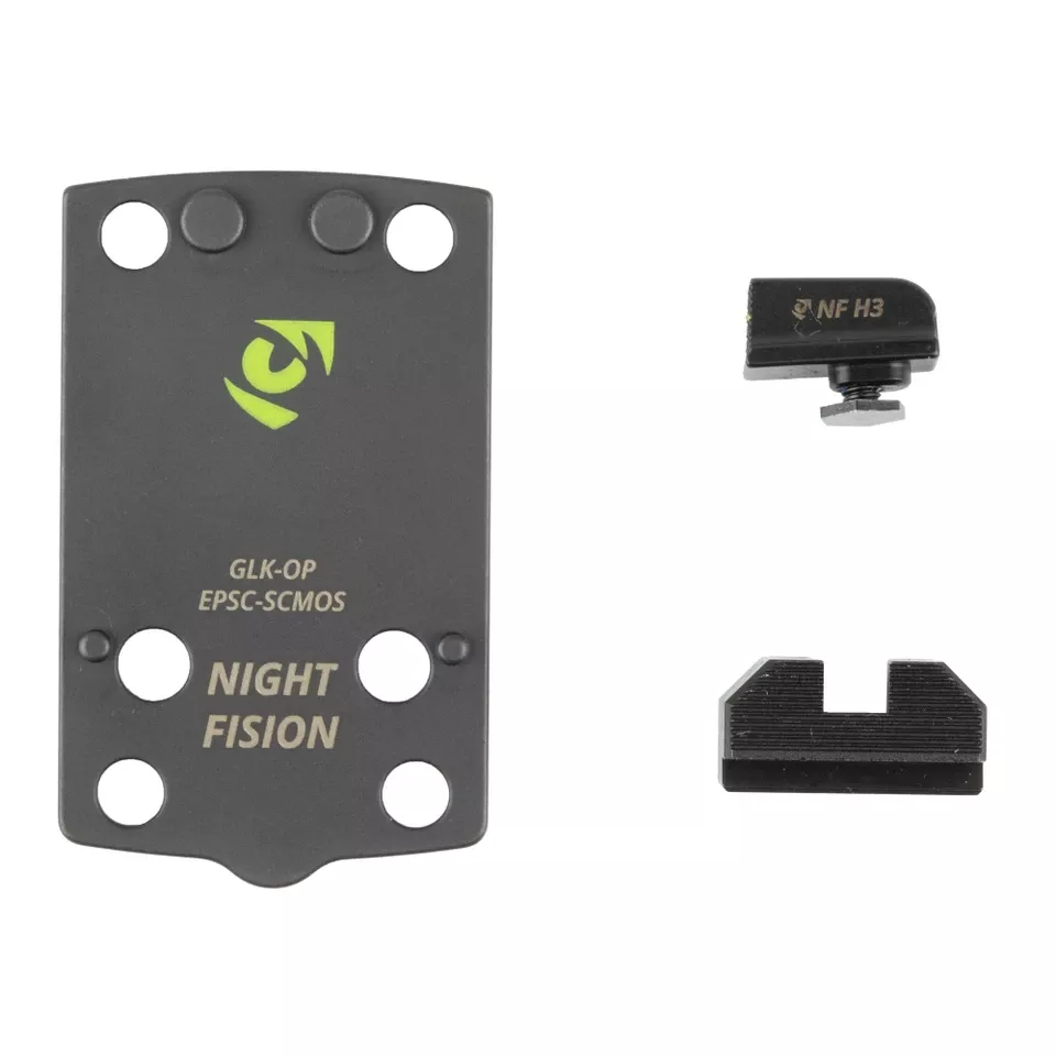Night Fision Optic Plate + BUIS for Glock 43X/48 MOS