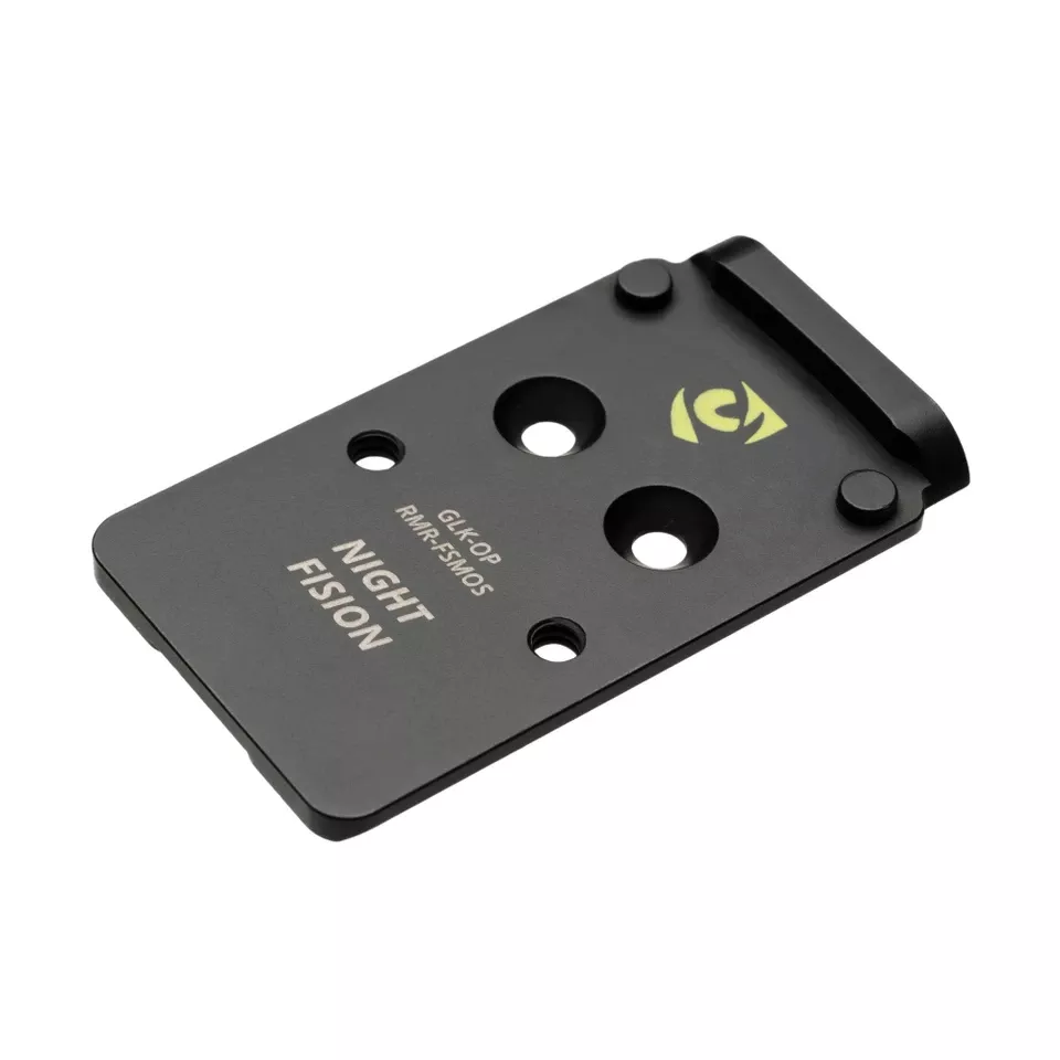 Night Fision RMR Optic Plate for Glock 17/19 MOS Black