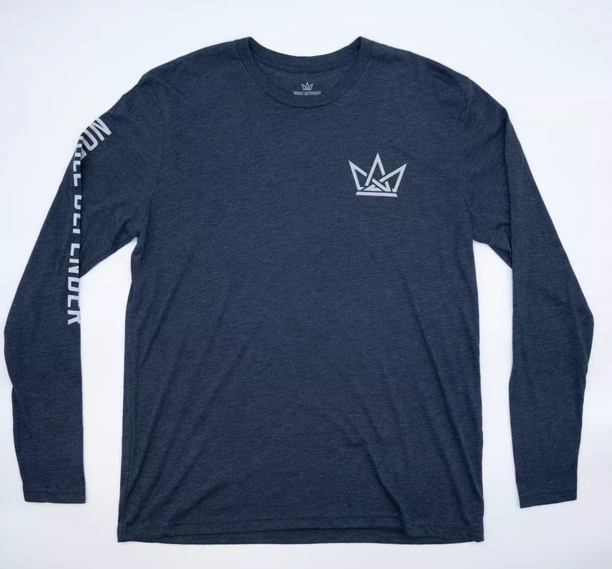 Noble Defender Blue Long Sleeve T-Shirt