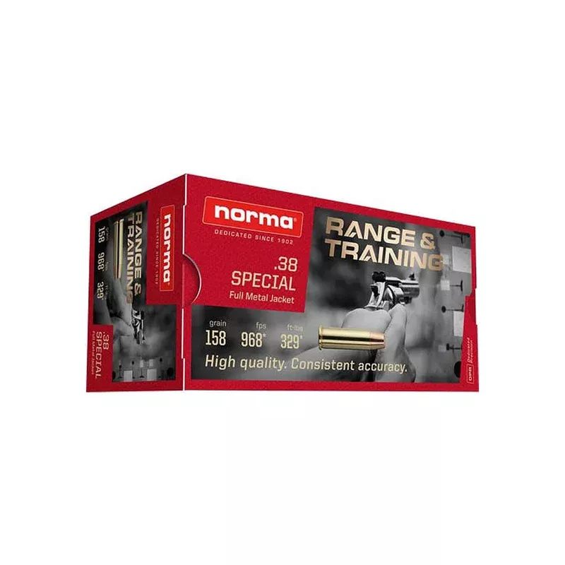 Norma – 38 Special – 158 Grain – FMJ