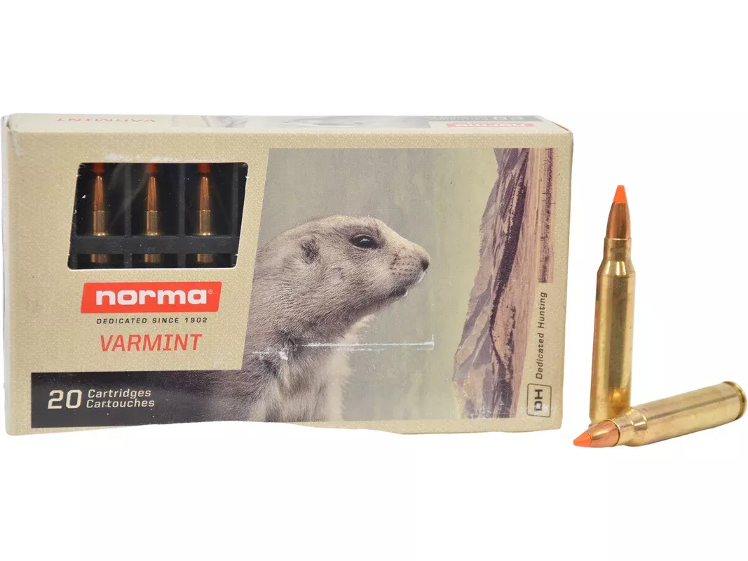 Norma TipStrike 223 Remington Ammo 55 Grain Polymer Tip Box of 20