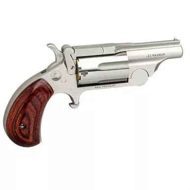 North American Arms Ranger II 22 Mag Pistol 1 5/8″ Barrel 5rd Stainless Steel Frame