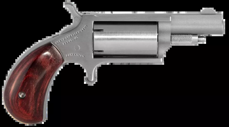 North American Arms Super Companion 22MCBK Cap & Ball Kit with Rosewood Grip and Stainless Steel Finish