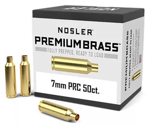 Nosler 17890 Premium Brass Unprimed Cases 7mmPRC Rifle Brass 50/Box