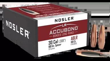 Nosler .30 Cal .308″ 168gr AccuBond Long Range 100/Box