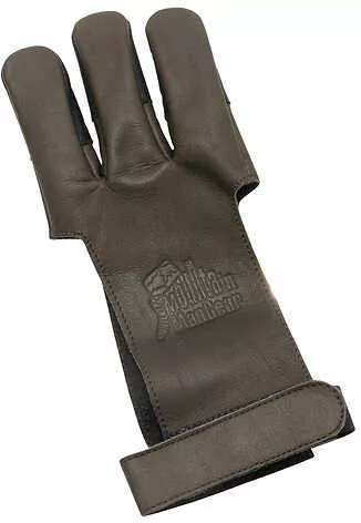 October Moutain Mountain Man Leather Shooting Glove - Brown Large 57357