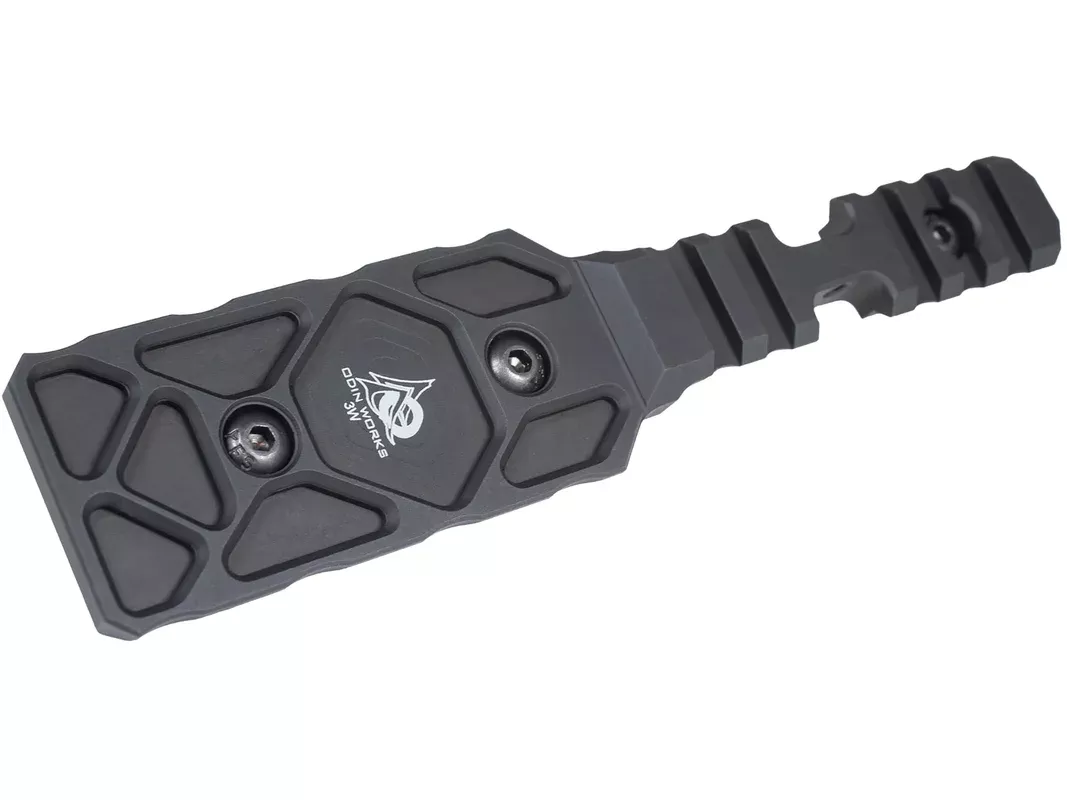 Odin Works 3-Way to ARCA Rail with Bipod Mount M-LOK Aluminum Black