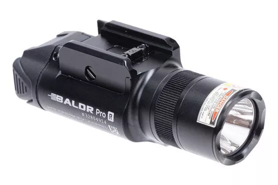 Olight Baldr Pro R 1350 Lumen Rechargeable Weapon Light and Green Laser Sight Black