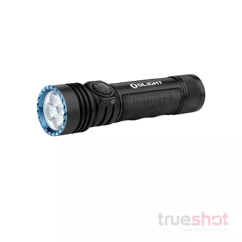 Olight – Seeker 4 Pro – 4,600 Lumens – Black – High Power Flashlight