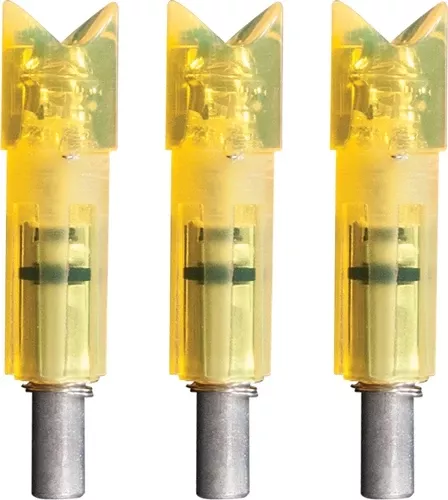 Orange Crescent Easton 3-Pack Lumenok Lighted Nock for Crossbow HD
