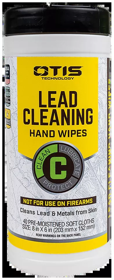 Otis FG40CLRW Lead & Metal Cleaning Wipes - 40 Count Can