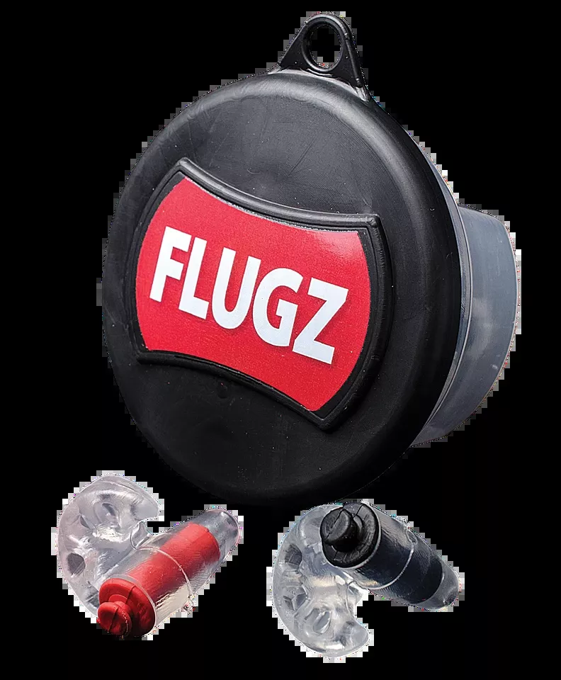 Otis FGFL1C Flugz Red Earplugs 21 dB In-Ear for Adults - 1 Pair