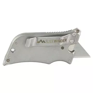 Outdoor Edge SLIDEWINDER | Folding Knife | Plain Edge | .75″ Blade Length | 420J2 Stainless Steel | Black | SWK-30C