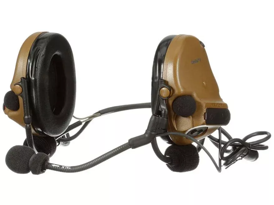 Peltor ComTac V Dual Lead Neckband Electronic Ear Muffs