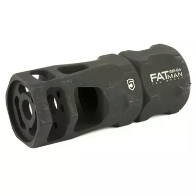 Phase 5 Weapon Systems FATman Hex Brake | 5/8 x 24 RH | Parkerized Finish | 308WIN/762NATO/300BLK | FATman-5/8-24
