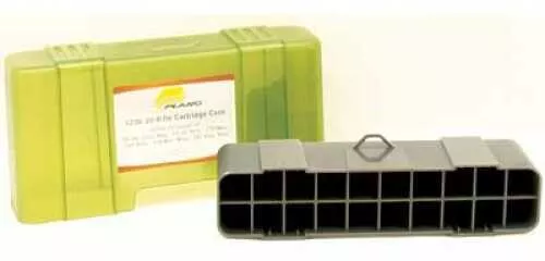 PlaFALSE Ammunition Box Holds 20 Rounds Of .30-06/7mm Mag/.338/.340 Rifle Charcoal/Green 6 Pack 1230-20