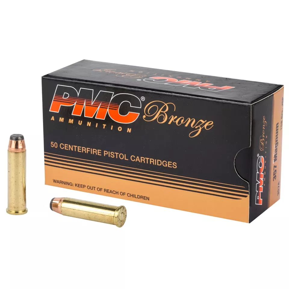 PMC Bronze 357 Magnum 158 Grain JSP Ammunition - 50 Rounds/1000 Rounds