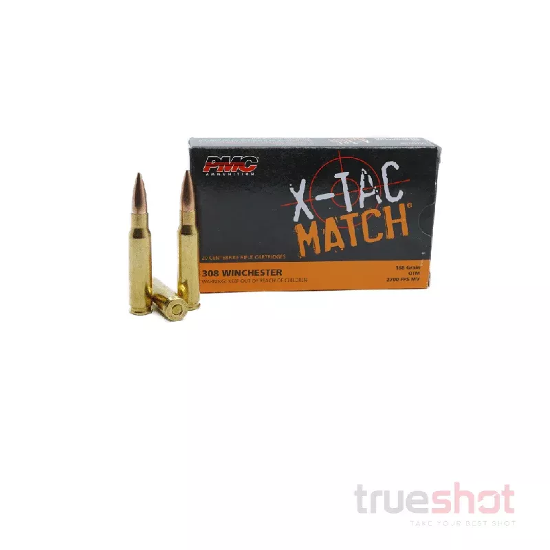 PMC – X-TAC Match – 308 Win – 168 Grain – OTM