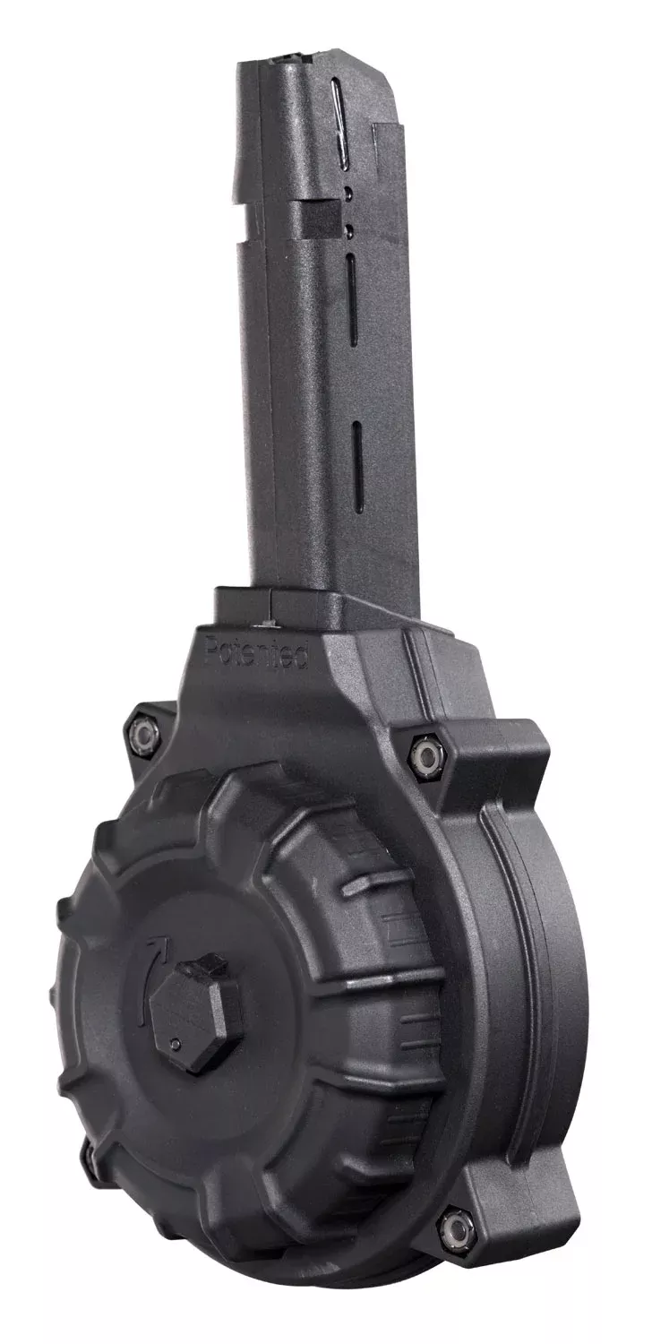 ProMag DRMA19 Standard50rd Drum 40 S&W Compatible w/ Glock 22/23 Black DuPont Zytel Polymer