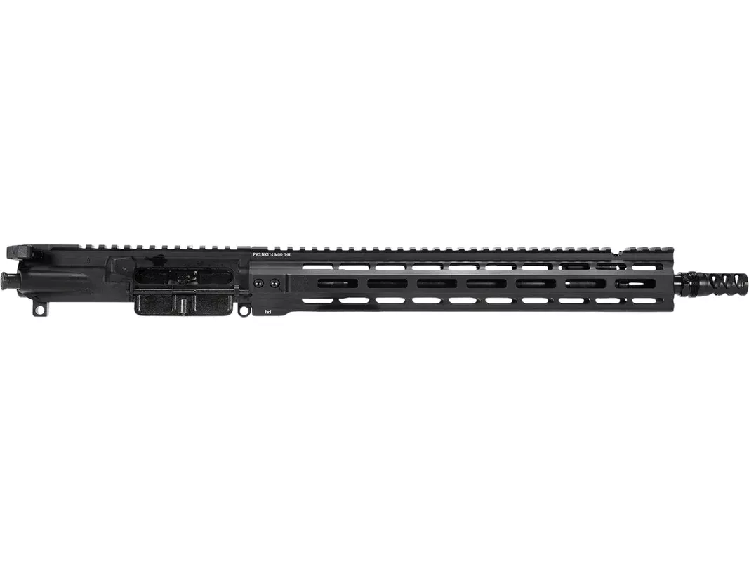 PWS AR-15 MK114 MOD 1-M Complete Upper Receiver 6mm ARC 14.5″ Barrel Long Stroke Piston