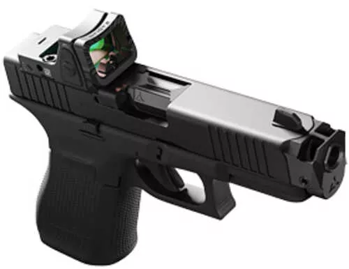 Radian Weapons Guardian Holosun EPS Optic Guard Mount Fits MOS Glock AFALSEdized Finish Black Includes Stealth Back Up Iron
