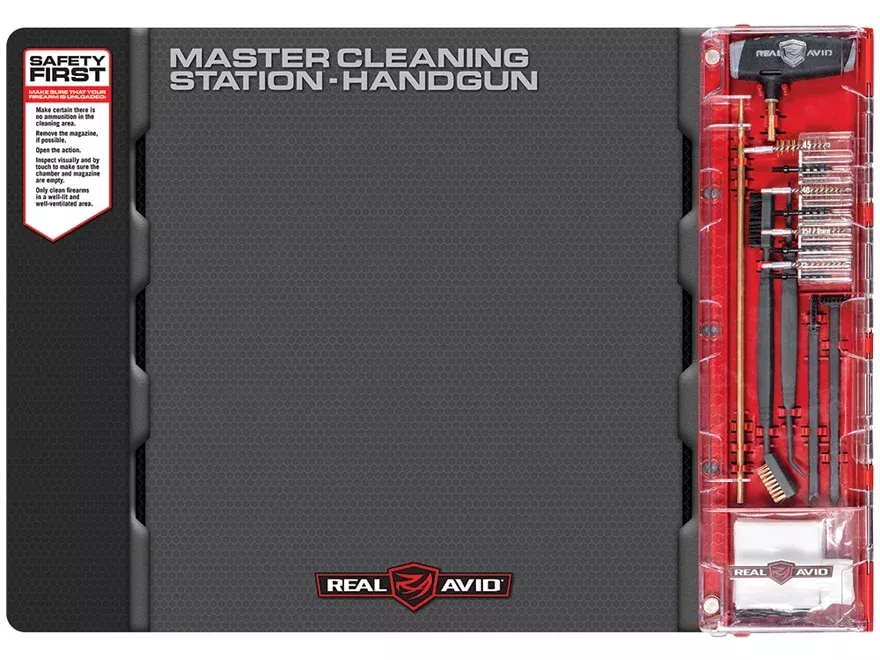Real Avid Handgun Master Cleaning Kit with Mat
