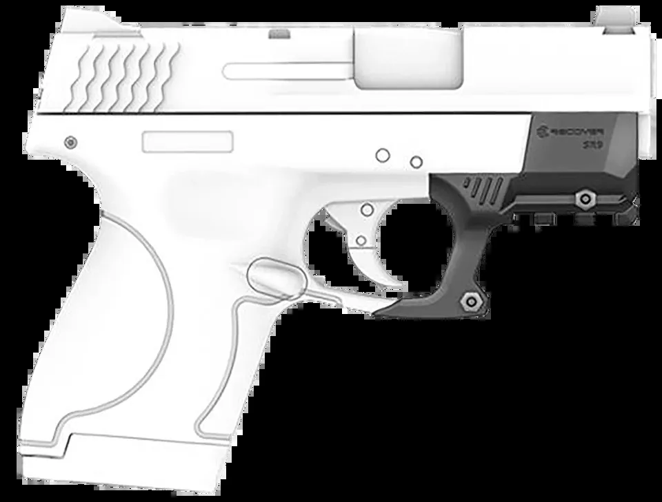 Recover Tactical SHR901 Rail Adapter for Smith & Wesson Shield - Black