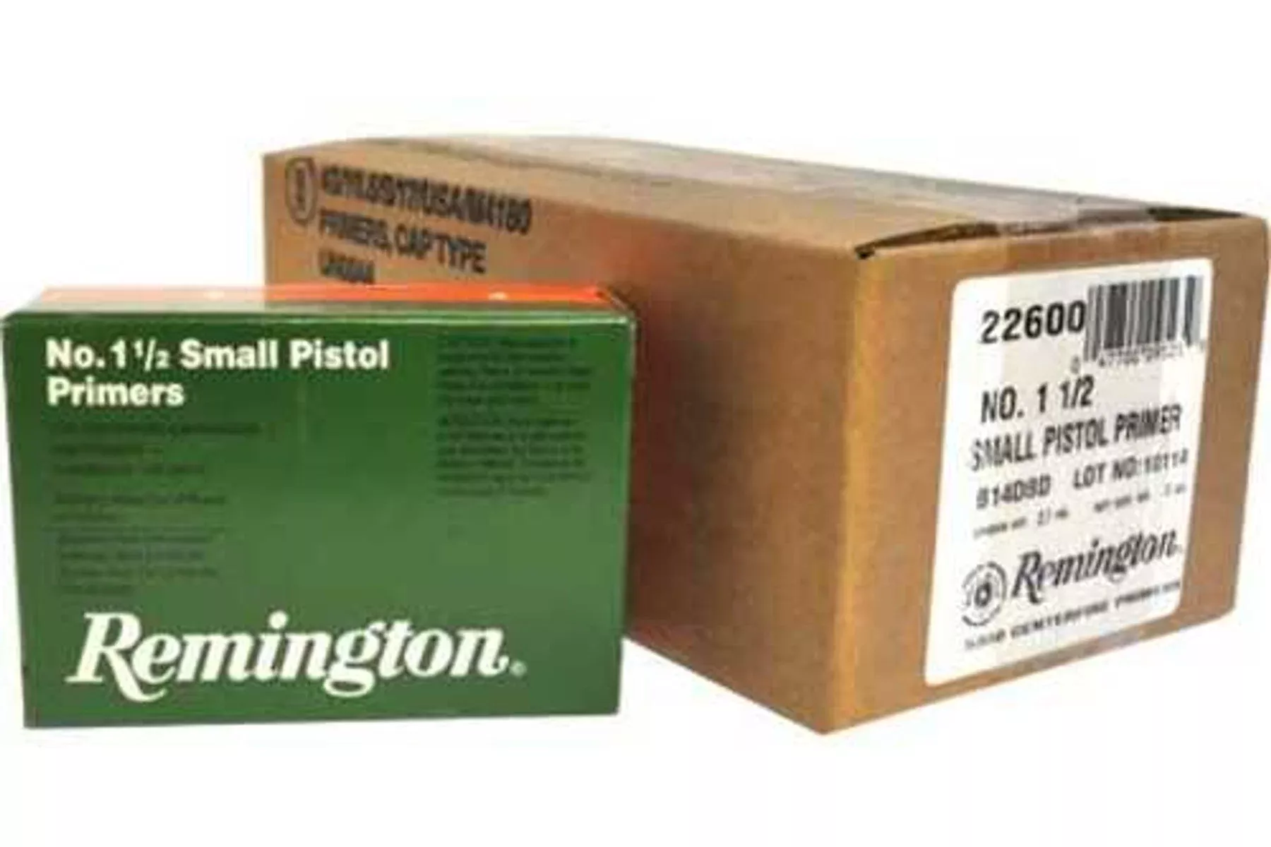 Remington 1 1/2 Small Pistol Primer 5000 Count Case