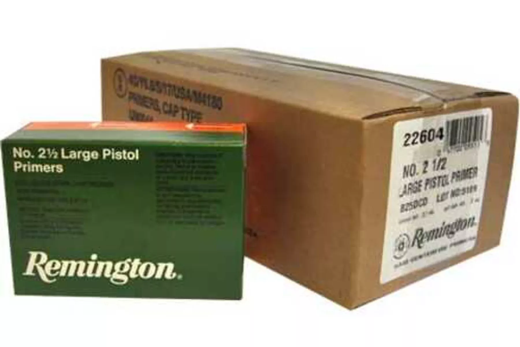 Remington 2 1/2 Large Pistol Primer 5000 Count Case
