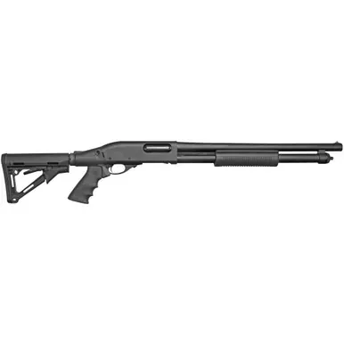 Remington 870 Tactical | Pump Action | 12 Gauge 3″ Chamber | 18.5″ Barrel | 6 Position Magpul CTR Stock | Hogue Pistol Grip | Matte blued | R81212