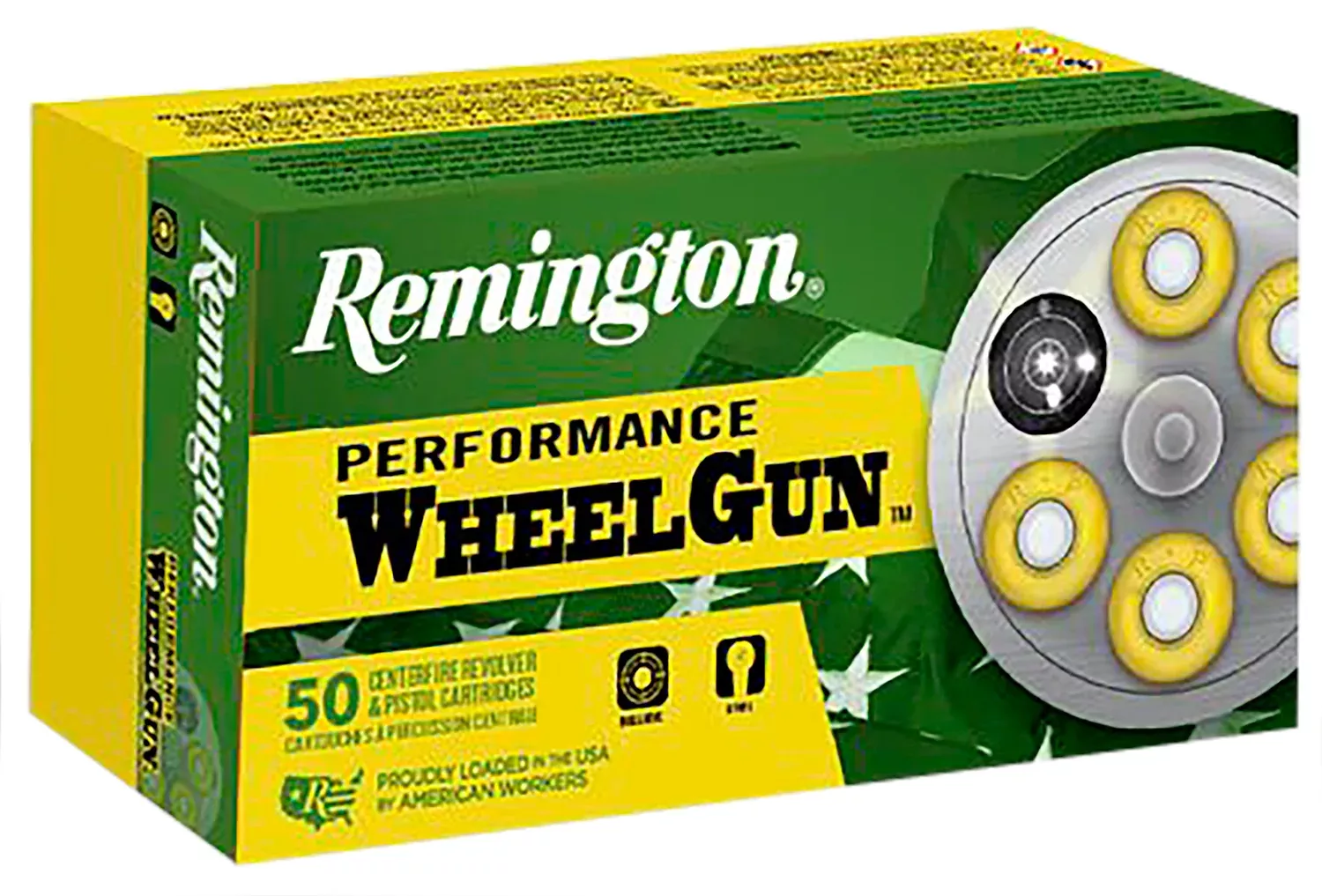 Remington Ammunition 22223 Performance WheelGun357Mag 158gr Lead Semi Wadcutter 50 Per Box/10 Case