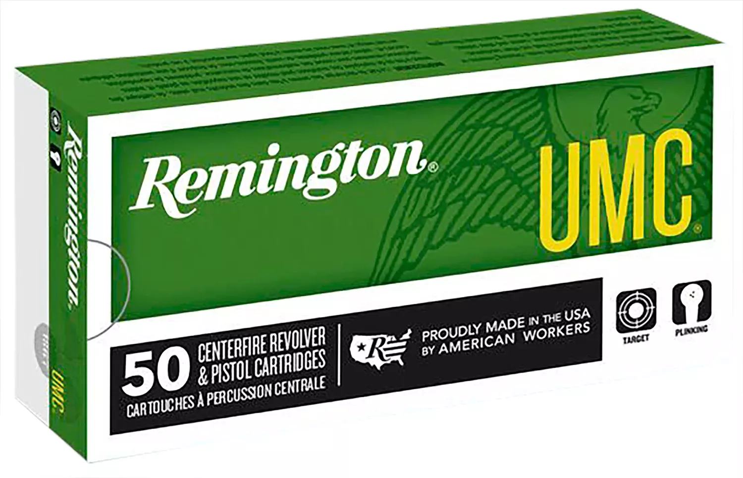 Remington Ammunition 23752 UMC9mmLuger 115gr Jacketed Hollow Point 50 Per Box/10 Case