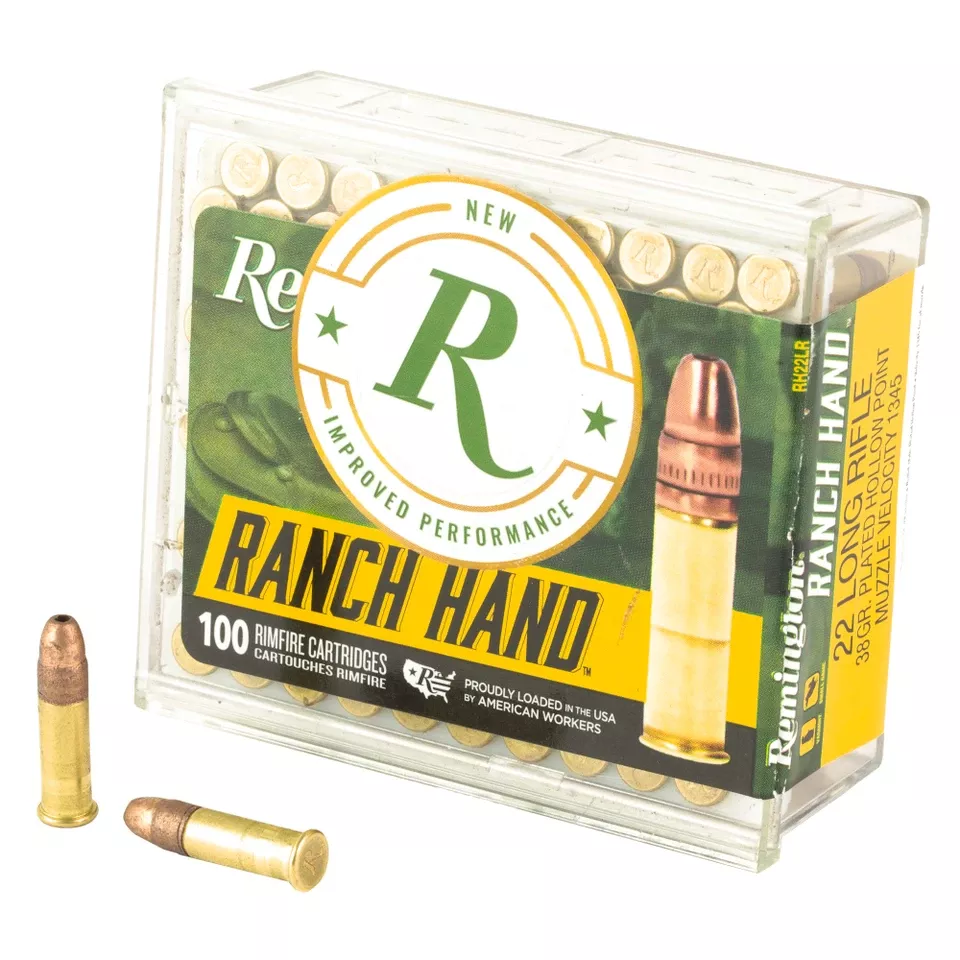 Remington Ranch .22LR 38 Grain PHP Ammunition - 100 Rounds/5000 Rounds