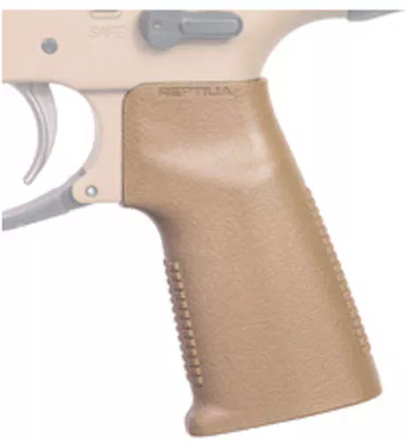 Reptilia Cqb (FALSE Beavertail) Pistol Grip Fits Ar Rifles Matte Finish Flat Dark Earth 100-179