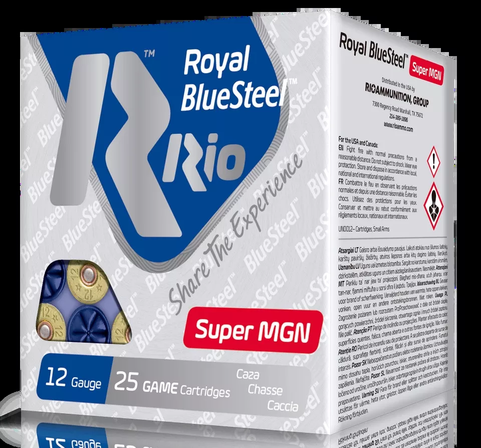 Rio Ammunition BlueSteel 12 Gauge 3.5" 2 Shot 25/Box