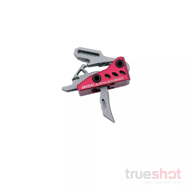 RISE Armament – RA-535 – Curved/Straight – Silver – Advanced Performance Drop In AR Trigger