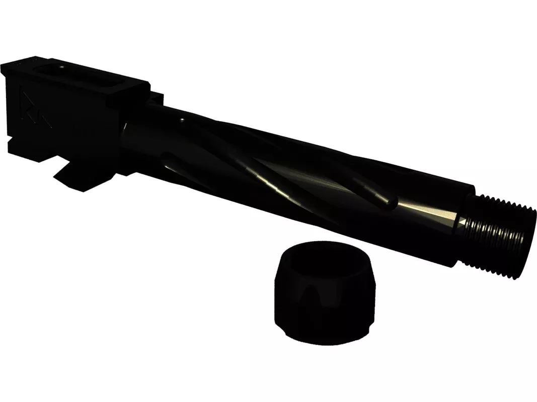 Rival Arms Conversion Threaded Barrel for Glock 23 40 S&W to 9mm Luger PVD