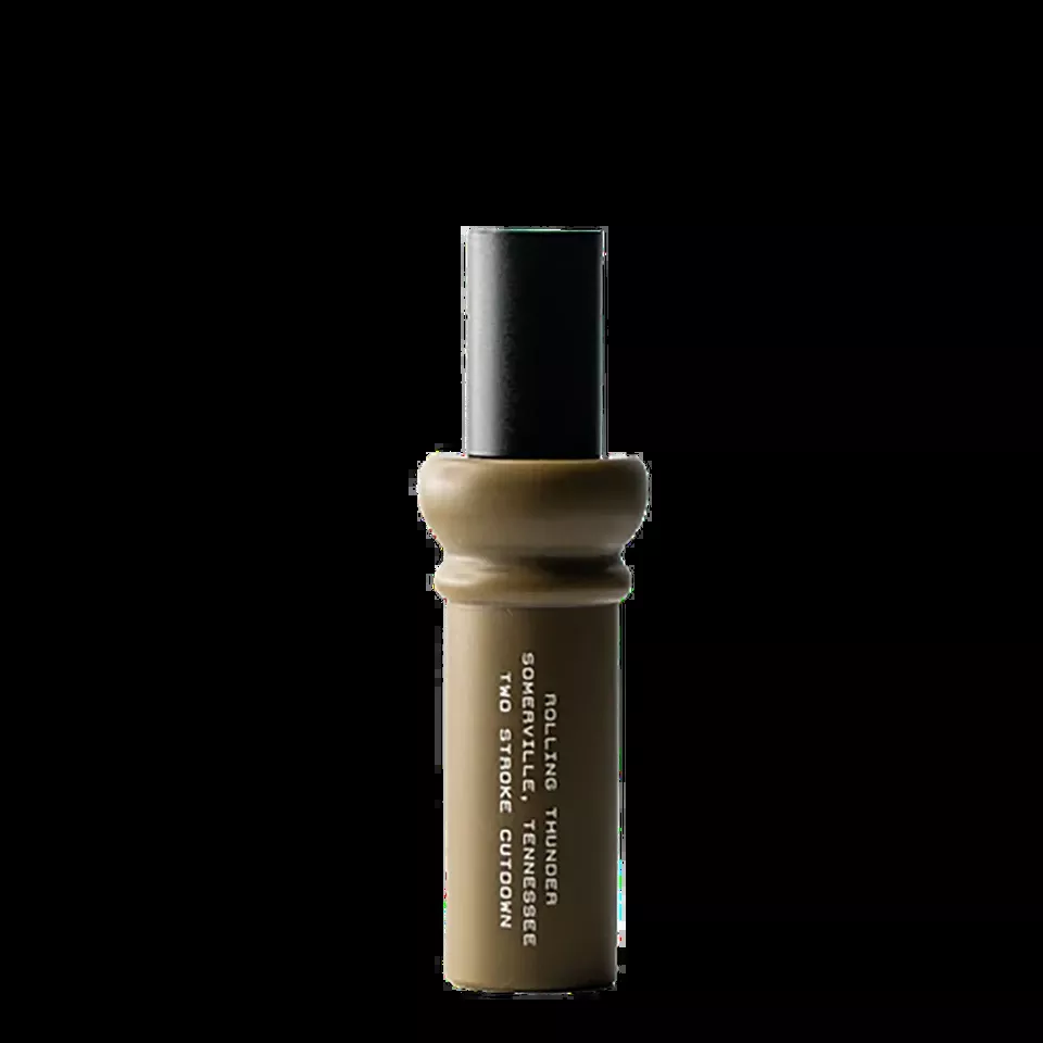 Rolling Thunder DC212DTN Double Reed Duck Call - Dark Tan/Black Acrylic