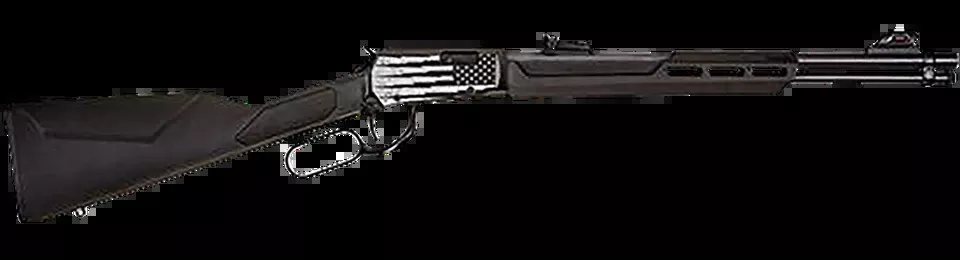 Rossi Rio Bravo Lever Action .22 WMR Rifle with US Flag Engraving