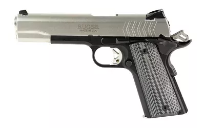 RUGER SR1911 9MM 5″ LTW 9RD BLK/SLV