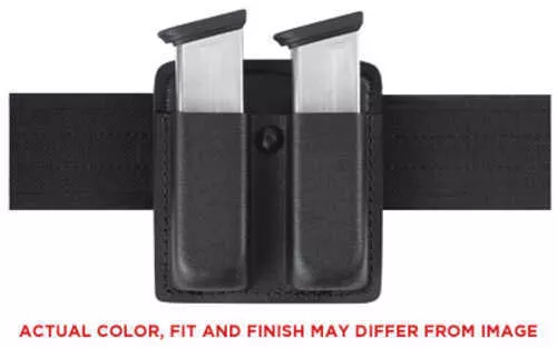 Safariland Model 73 Open Top Double Magazine Pouch | For 2.25″ Duty Belts | Fits Glock 17 | Hardshell STX | STX Tactical Black Finish | 73-83-13