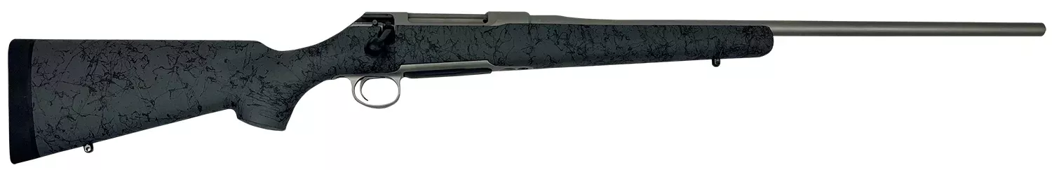 Sauer S1HSGP65C 1006.5 PRC Caliber with 4+1 Capacity, 24″ Barrel, Gray Cerakote Metal Finish & Gray Black Webbed Fixed HS Precision Stock Right Hand (Full Size)