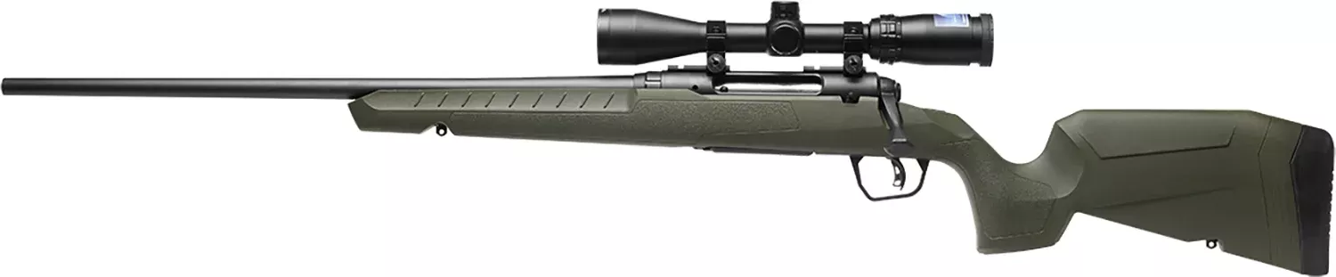 Savage Arms 32188 Axis 2 XP Combo Full Size 350 Legend 4+1 18″ Black Sporter Barrel, Black Carbon Steel Receiver Drilled & Tapped, OD Green Fixed Synthetic Stock, Weaver 3-9x40mm Scope, Left Hand