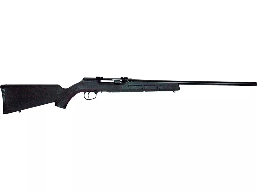 Savage Arms A17 Heavy Barrel Semi Automatic Rifle 17 Hornady Magnum Rimfire (HMR) 22″ Blued Barrel Blued Frame Black Field Stock