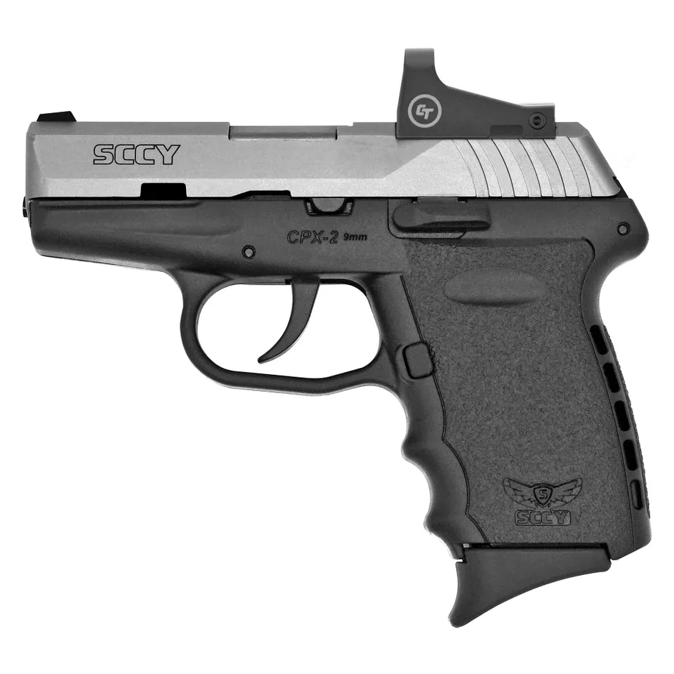 SCCY CPX-2 9mm Pistol 3.1" Barrel 10-Round Two-Tone Red Dot Sight