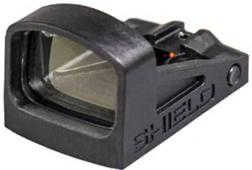 Shield Sights Shield Mini Sight 2.0 Glass Edition Red Dot Sight FALSEn Magnified Fits Sms Footprint 4moa Dot Black Sms2-4mo